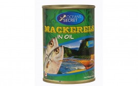 Oceans Secret Mackerels In Oil   Tin  425 grams